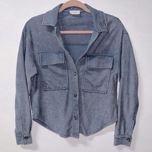 Hippie Rose Long Sleeve Cotton Shirt (Shacket/Top)